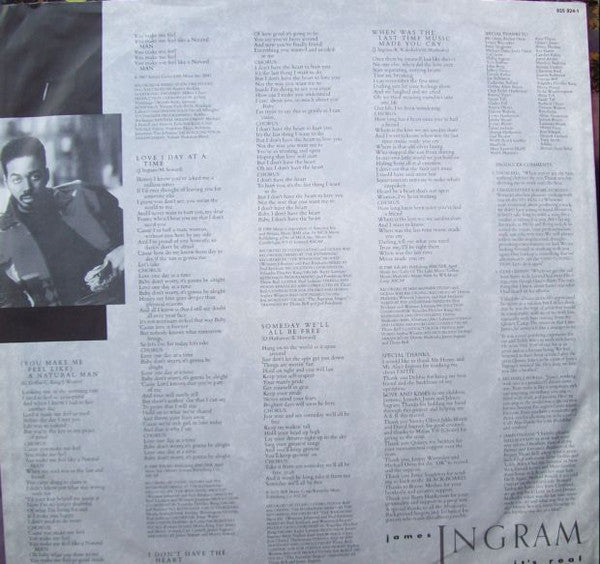 James Ingram : It's Real (LP,Album,Stereo)