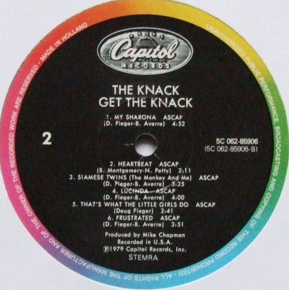 The Knack (3) : Get The Knack (LP, Album)