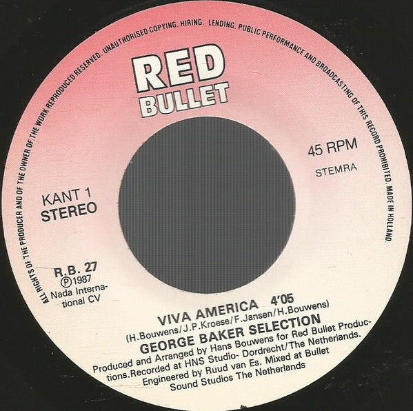 George Baker Selection : Viva America (7", Single)