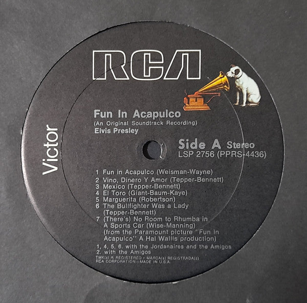 Elvis Presley : Fun In Acapulco (LP, Album, RE, Bla)