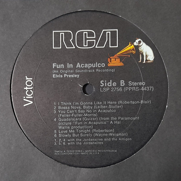 Elvis Presley : Fun In Acapulco (LP, Album, RE, Bla)