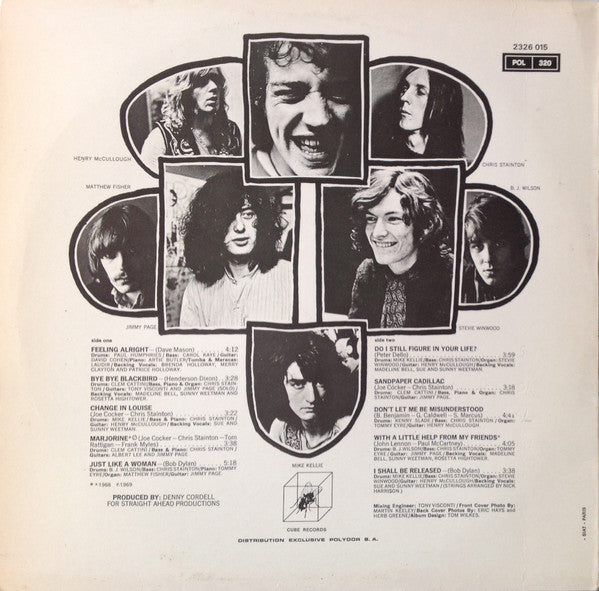 Joe Cocker : With A Little Help From My Friends (LP, Album, RE)