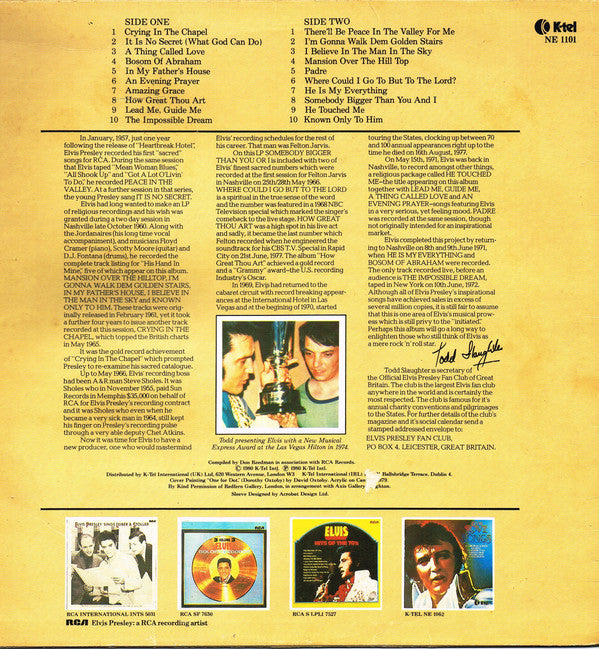 Elvis Presley : Inspirations (LP, Album, Comp)