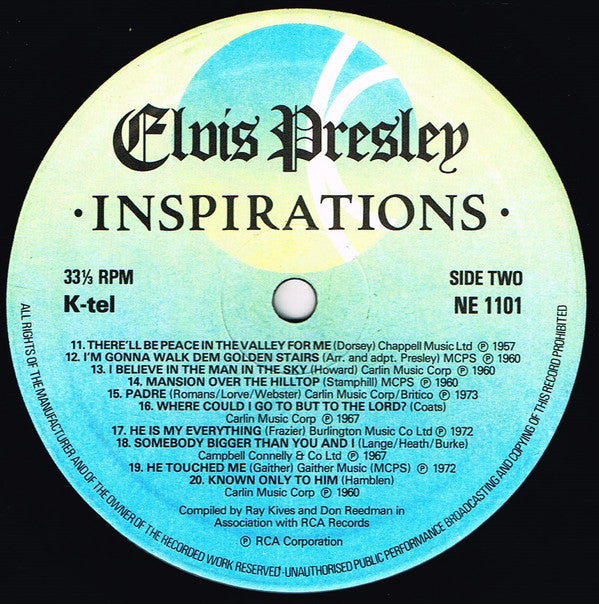 Elvis Presley : Inspirations (LP, Album, Comp)