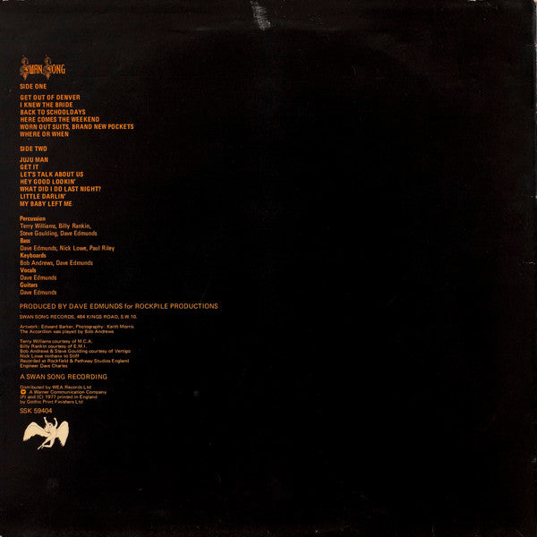 Dave Edmunds : Get It (LP, Album)