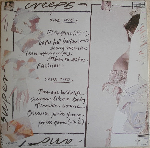 David Bowie : Scary Monsters (LP,Album,Stereo)