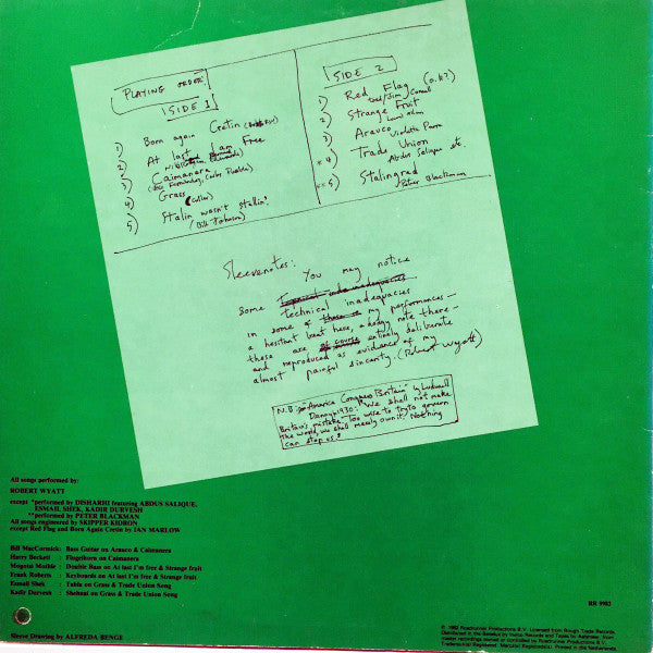 Robert Wyatt : Nothing Can Stop Us (LP, Comp)