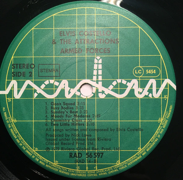 Elvis Costello & The Attractions : Armed Forces (LP, Album + 7", EP)