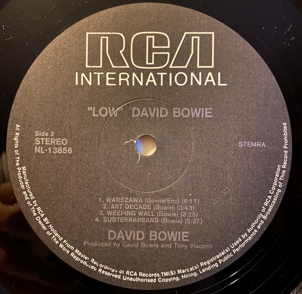 David Bowie : Low (LP, Album)
