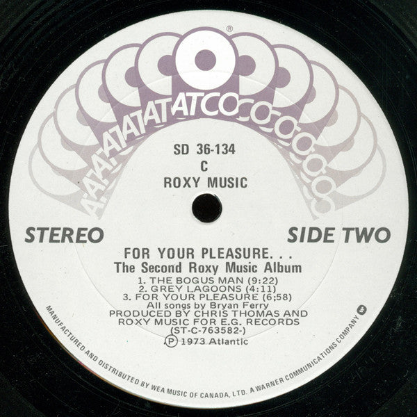 Roxy Music : For Your Pleasure (LP,Album,Reissue)