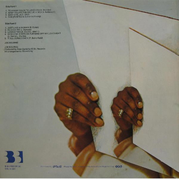Joe Bourne : It All Comes Back (LP, Album, Gat)