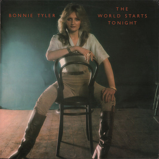 Bonnie Tyler - The World Starts Tonight (LP, Album) - De Platen Aap – Vinylwinkel in Brielle & online webshop voor muziekliefhebbers