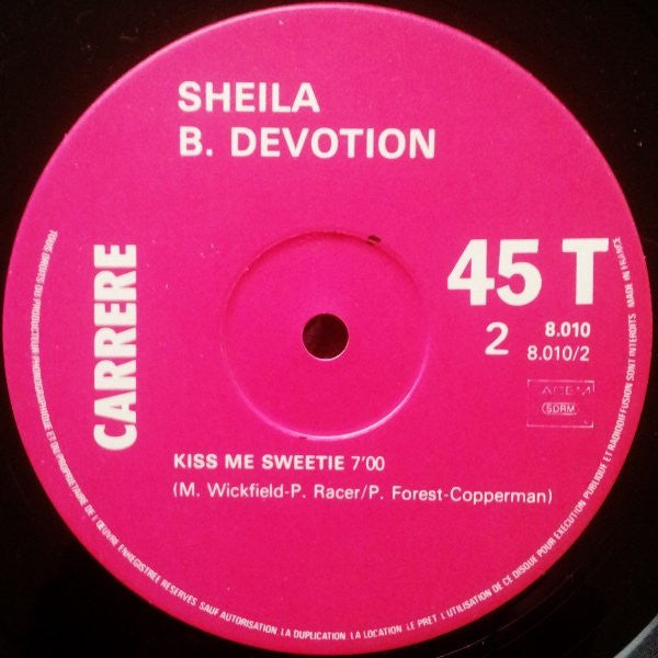 Sheila B. Devotion* : I Don't Need A Doctor (12", Maxi)