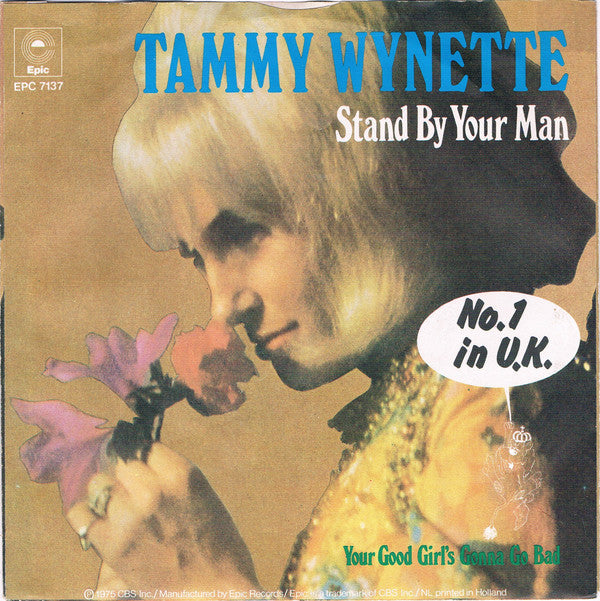 Tammy Wynette : Stand By Your Man (7", Single)
