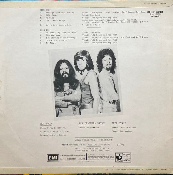 The Move : Message From The Country (LP, Album)