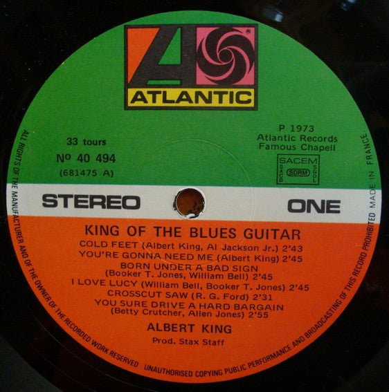 Albert King : King Of The Blues Guitar (LP, Comp)