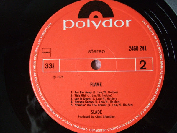 Slade : Slade In Flame (LP,Stereo)