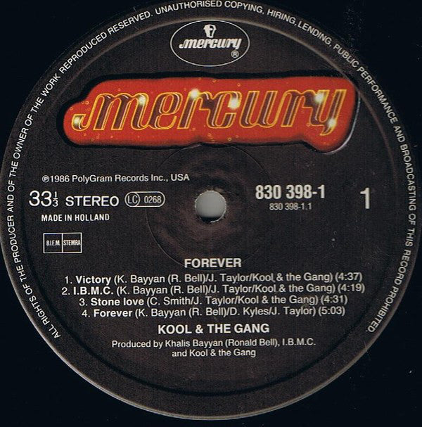Kool & The Gang : Forever (LP,Album)
