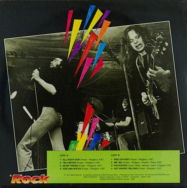Free : Free Live (LP, Album, RE)