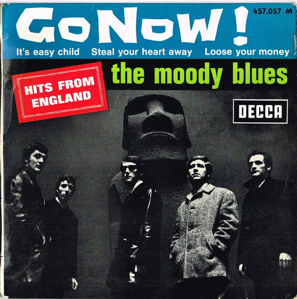The Moody Blues : Go Now ! (7", EP, RP)