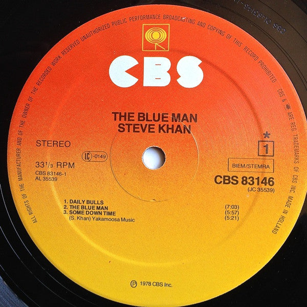 Steve Khan : The Blue Man (LP, Album)