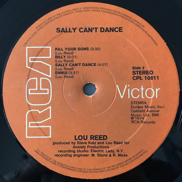 Lou Reed : Sally Can't Dance (LP, Album)