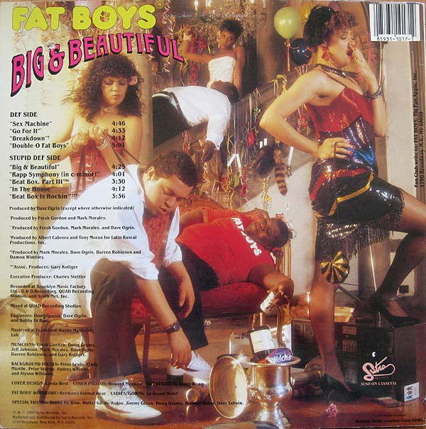 Fat Boys - Big & Beautiful (LP, Album, Hub) - De Platen Aap – Vinylwinkel in Brielle & online webshop voor muziekliefhebbers