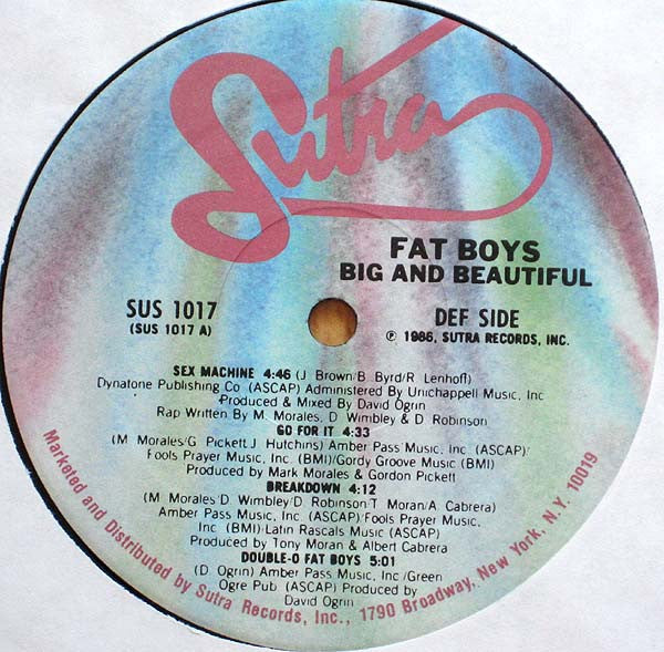 Fat Boys - Big & Beautiful (LP, Album, Hub) - De Platen Aap – Vinylwinkel in Brielle & online webshop voor muziekliefhebbers