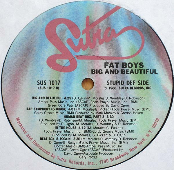 Fat Boys - Big & Beautiful (LP, Album, Hub) - De Platen Aap – Vinylwinkel in Brielle & online webshop voor muziekliefhebbers