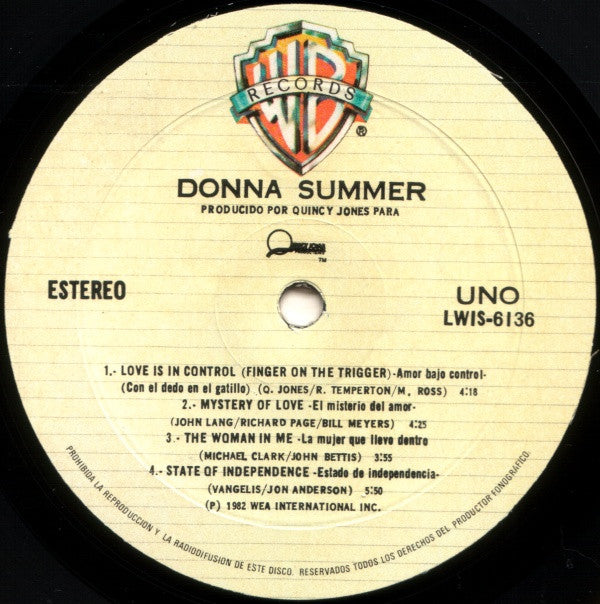 Donna Summer : Donna Summer (LP, Album)