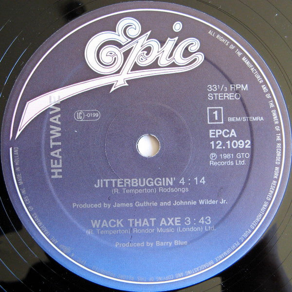 Heatwave : Jitterbuggin' (12",33 ⅓ RPM)