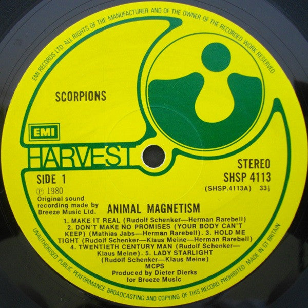 Scorpions : Animal Magnetism (LP,Album,Stereo)
