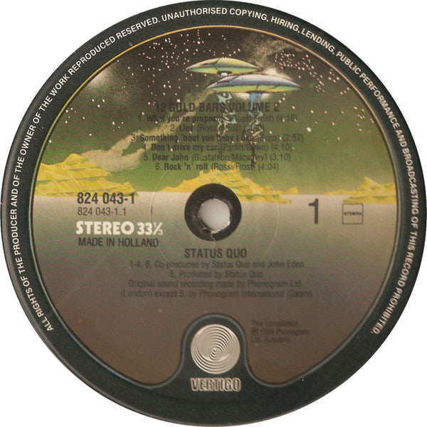 Status Quo : 12 Gold Bars Volume 2 (LP, Comp, Gat)