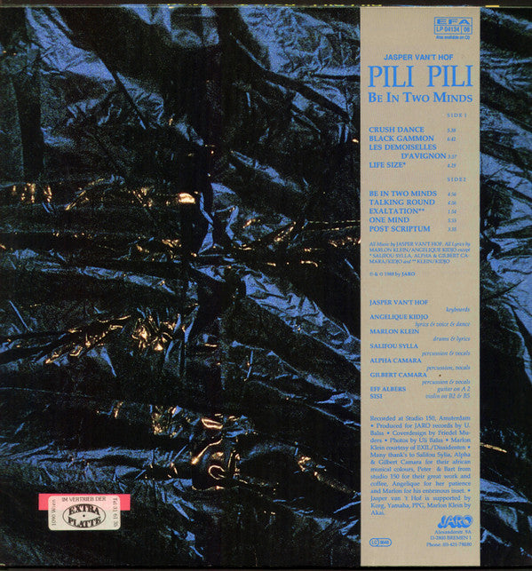 Pili Pili : Be In Two Minds (LP, Album)