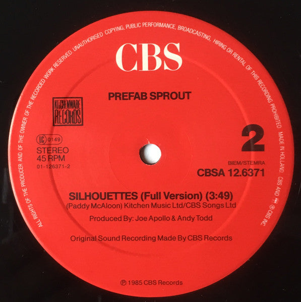 Prefab Sprout : Faron Young (Truckin' Mix) (12",45 RPM,Maxi-Single)