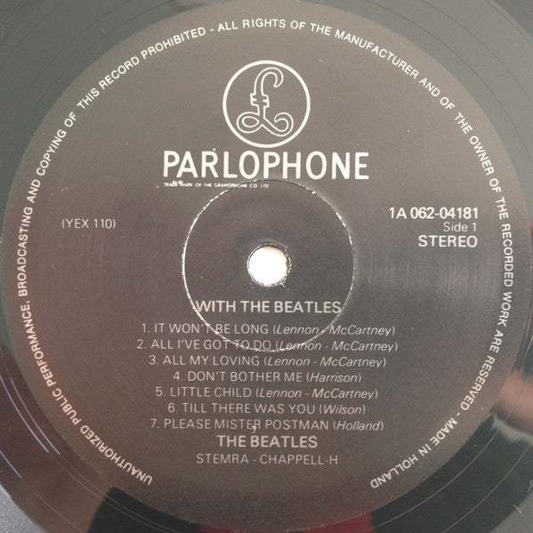 The Beatles : With The Beatles (LP, Album, RE)