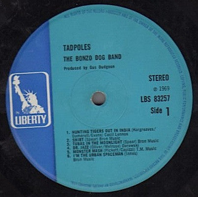 Bonzo Dog Band* : Tadpoles (LP, Album)