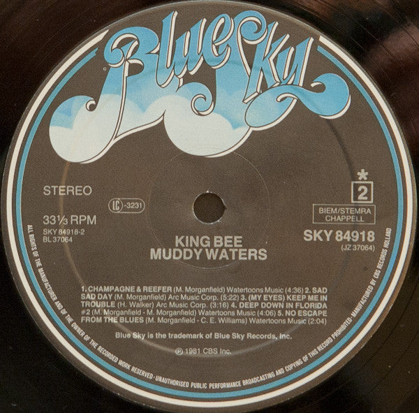 Muddy Waters : King Bee (LP, Album)