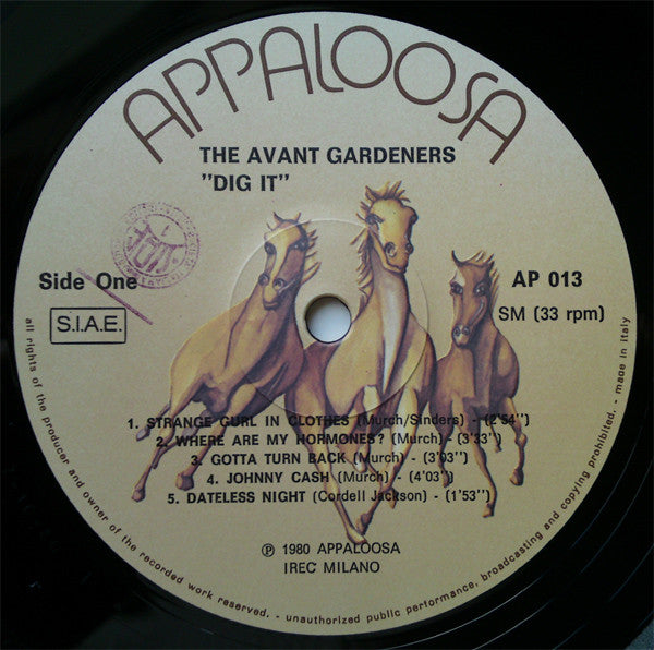 The Avant-Gardeners* : Dig It (LP, Album)