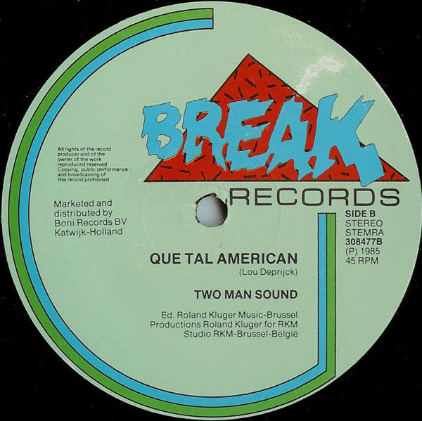 Two Man Sound : Disco Samba / Que Tal America (12",45 RPM,Stereo)