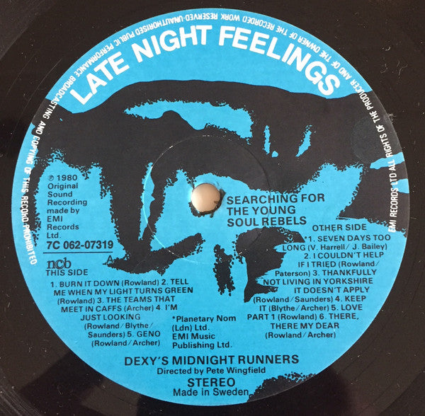 Dexys Midnight Runners : Searching For The Young Soul Rebels (LP, Album)