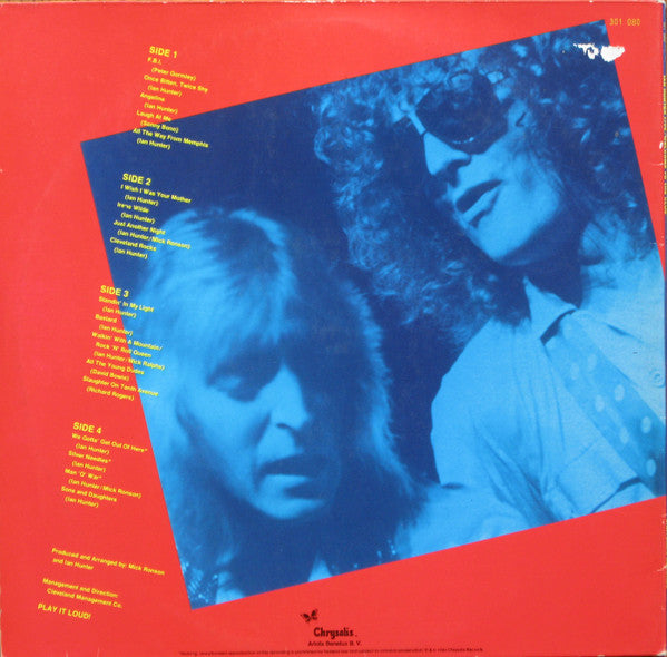 Ian Hunter : Welcome To The Club - Live (LP,Album)