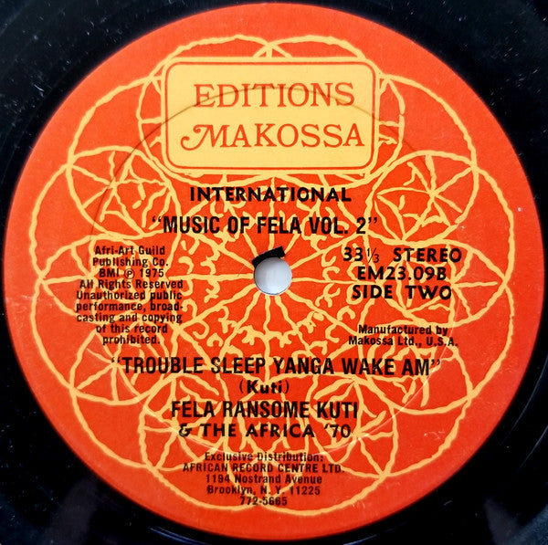 Fela* & The Africa '70* : Music Of Fela Volume 2: Question Jam Answer (LP)