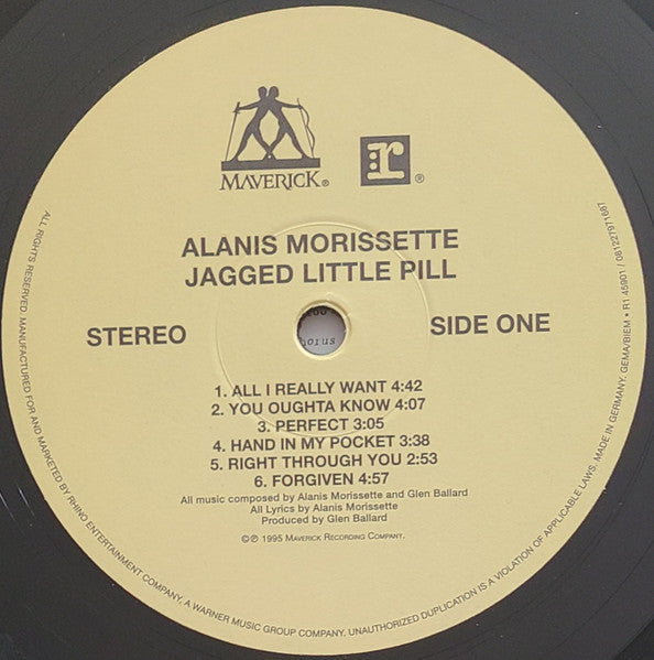 Alanis Morissette : Jagged Little Pill (LP,Album,Reissue,Remastered)