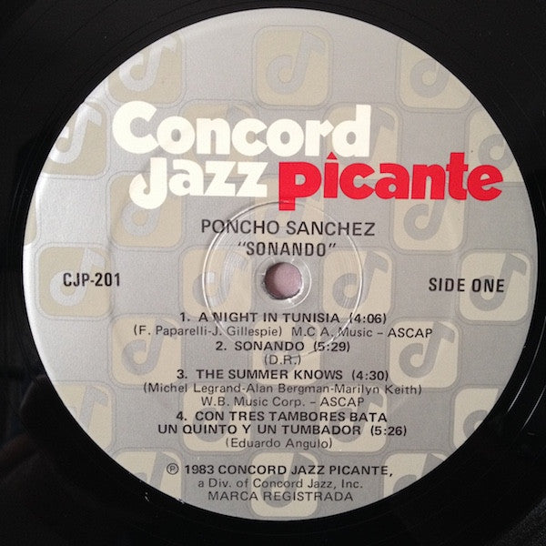 Poncho Sanchez : Sonando (LP, Album)