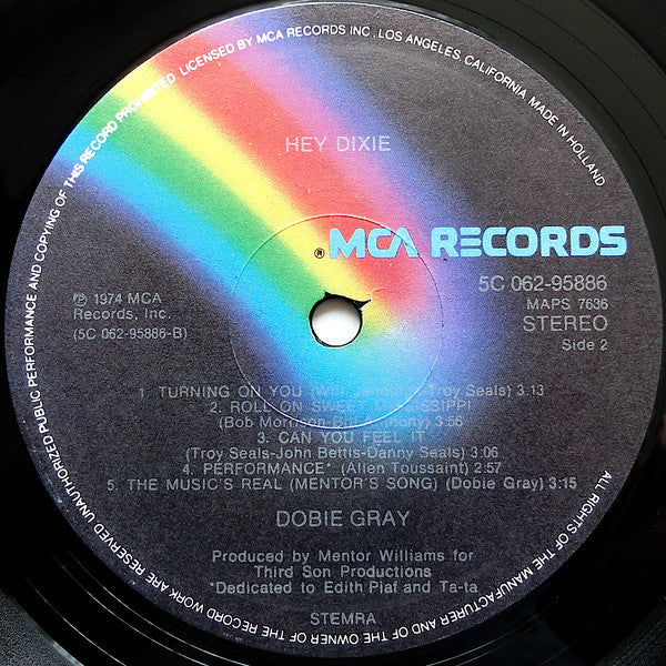 Dobie Gray : Hey Dixie (LP, Album)