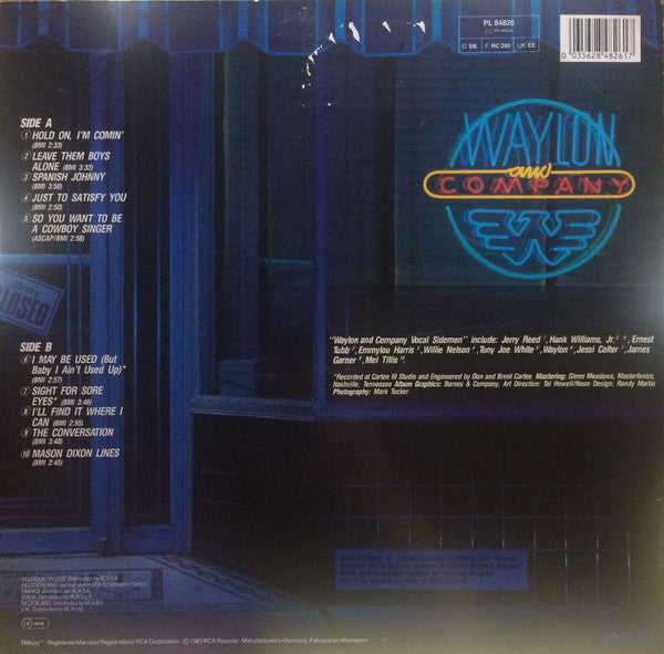 Waylon* : Waylon And Company (LP, Album)