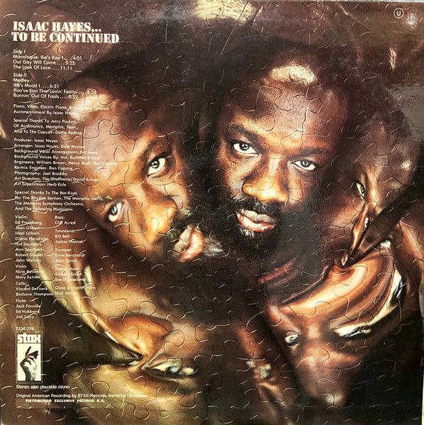 Isaac Hayes : ...To Be Continued (LP, Album)