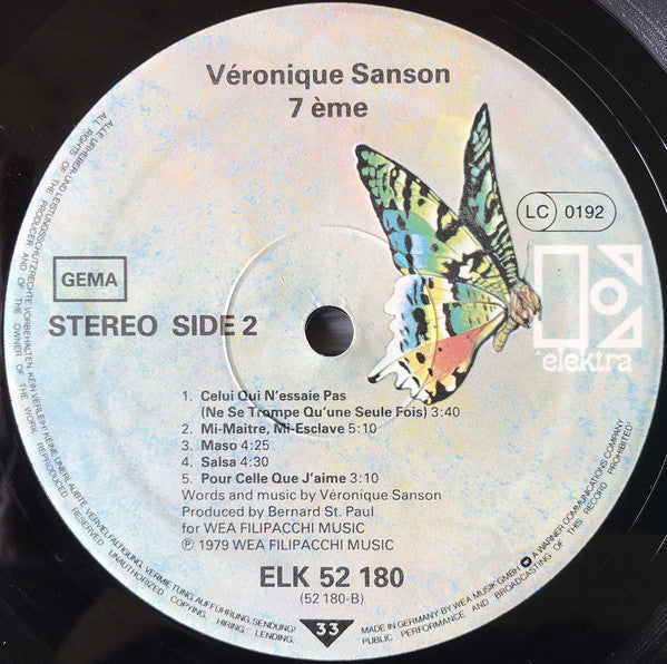 Véronique Sanson : 7ème (LP, Album, Gat)