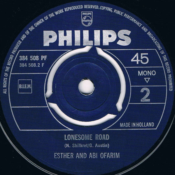 Esther And Abi Ofarim* : Cinderella Rockefella (7", Single, Mono)